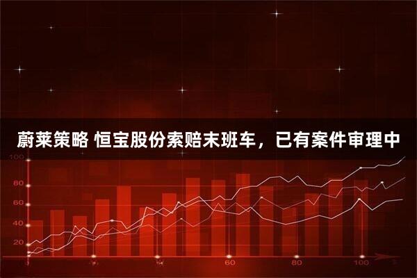 蔚莱策略 恒宝股份索赔末班车，已有案件审理中