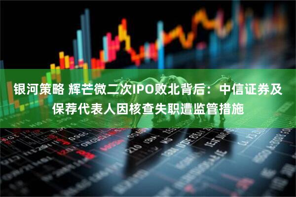 银河策略 辉芒微二次IPO败北背后：中信证券及保荐代表人因核查失职遭监管措施