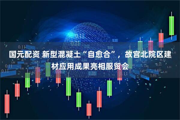 国元配资 新型混凝土“自愈合”，故宫北院区建材应用成果亮相服贸会
