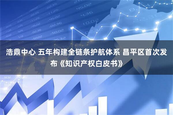 浩鼎中心 五年构建全链条护航体系 昌平区首次发布《知识产权白皮书》
